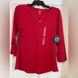 Anne Klein 3/4 Sleeve Top #160